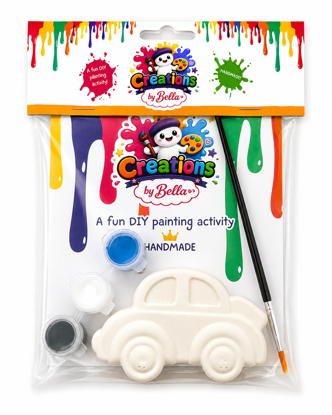 Plaster Painting Kits For Kids | Car Edition