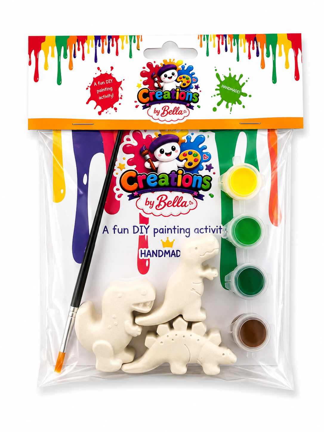 Plaster Painting Kits For Kids | Dinosaur Edition