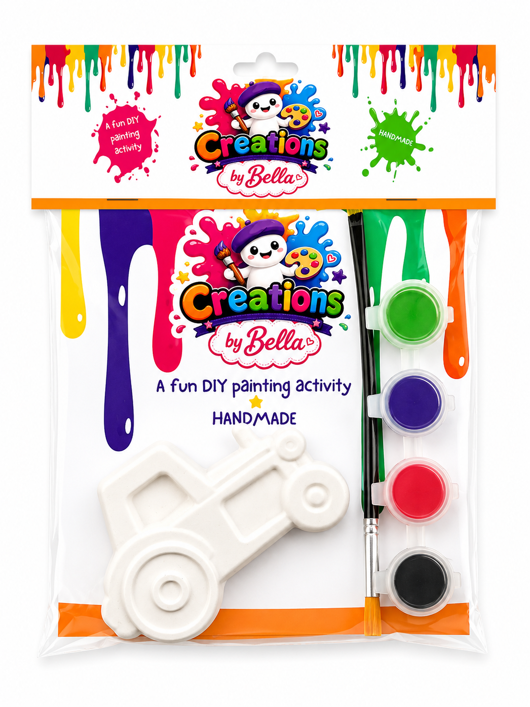 Plaster Painting Kits For Kids | Tractor Edition