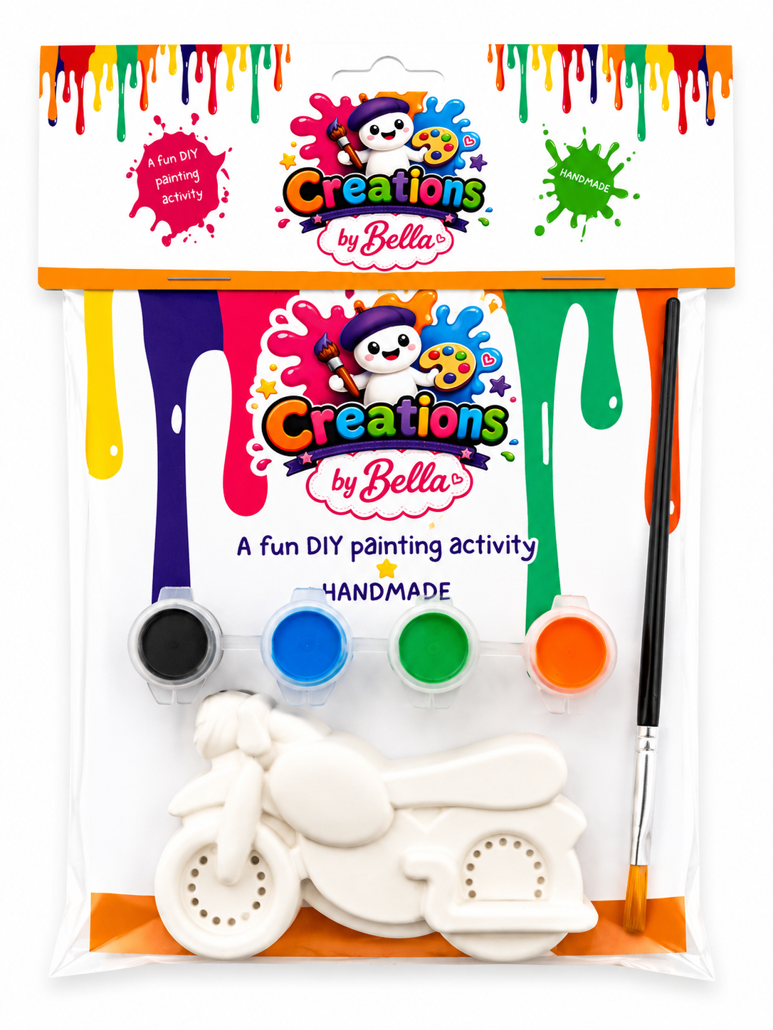 Plaster Painting Kits For Kids | Motorcycle Edition