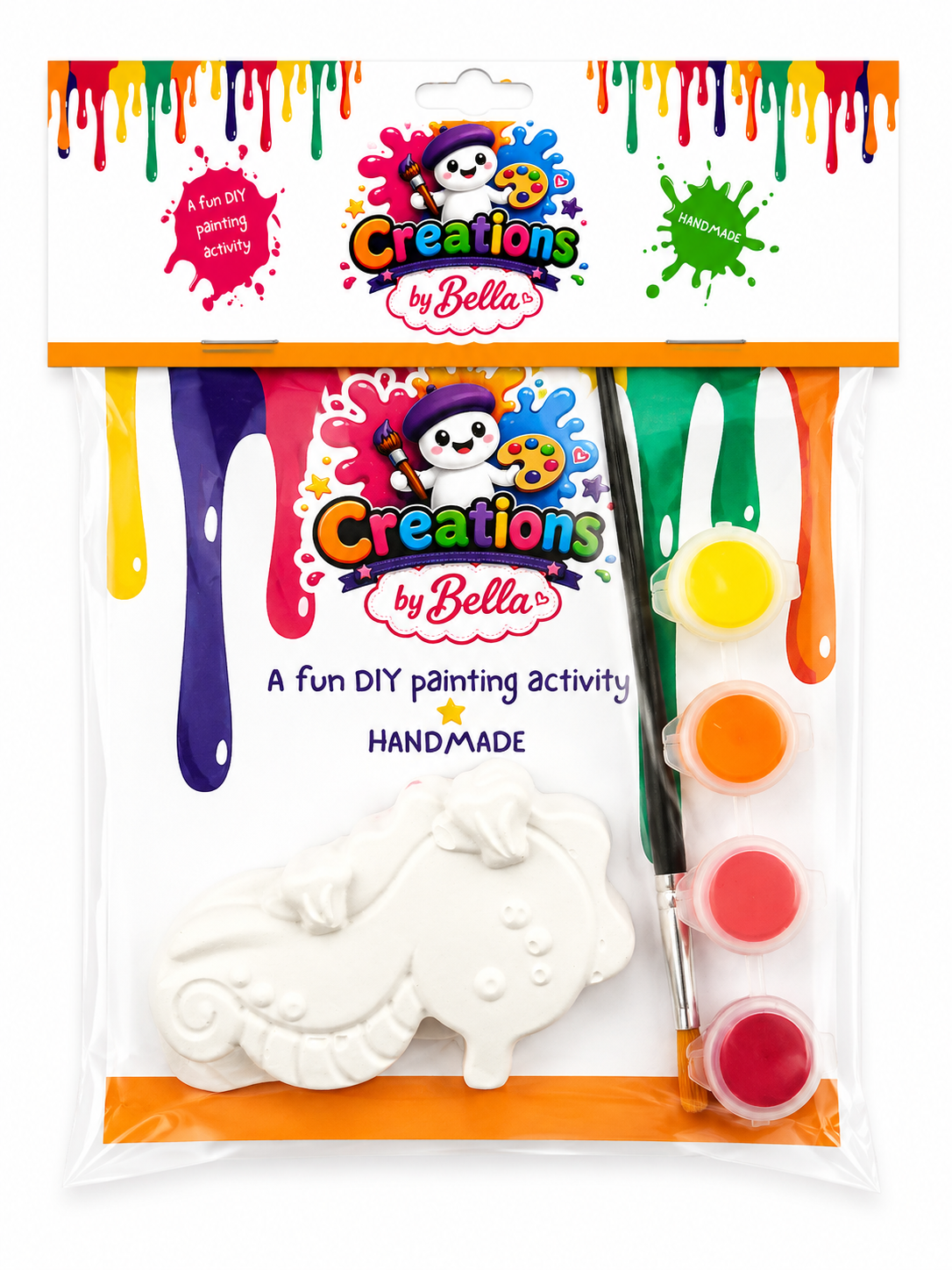 Plaster Painting Kits For Kids | Seahorse Edition