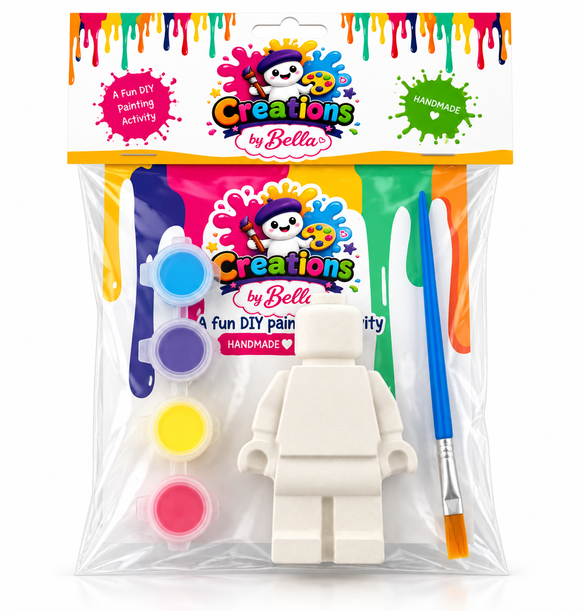 Plaster Painting Kits For Kids | Building Block Figure Edition