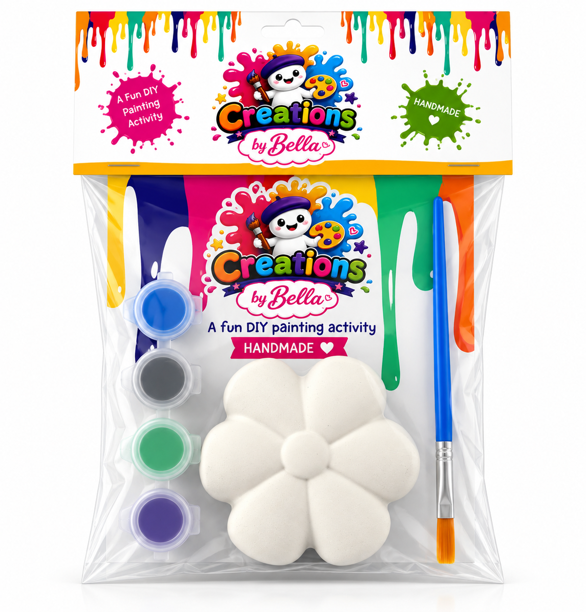 Plaster Painting Kits For Kids | Flower Edition